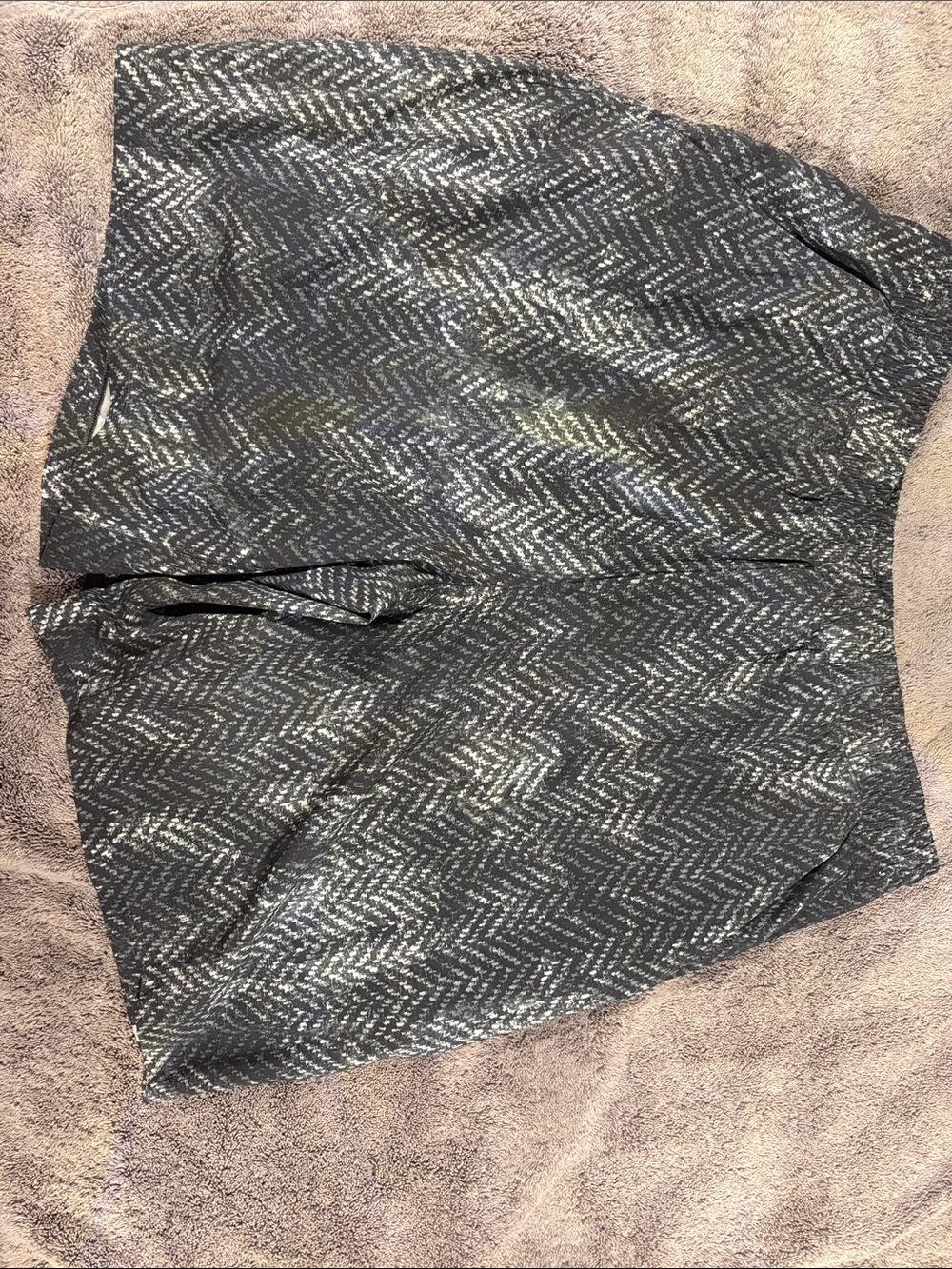lululemon athletica Men's Gray Chevron Athletic Shorts